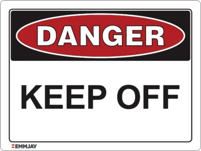 EGL 0010 Danger_Keep Off Sign