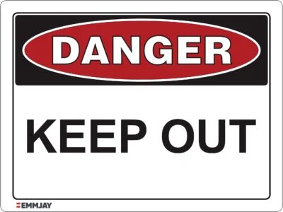 EGL 0011 Danger Keep Out Sign