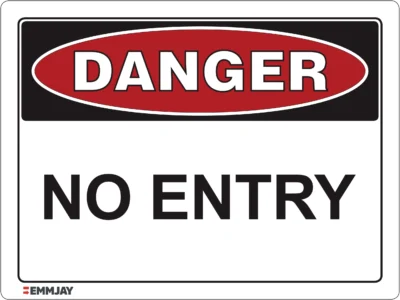 EGL 0018 Danger No Entry Sign