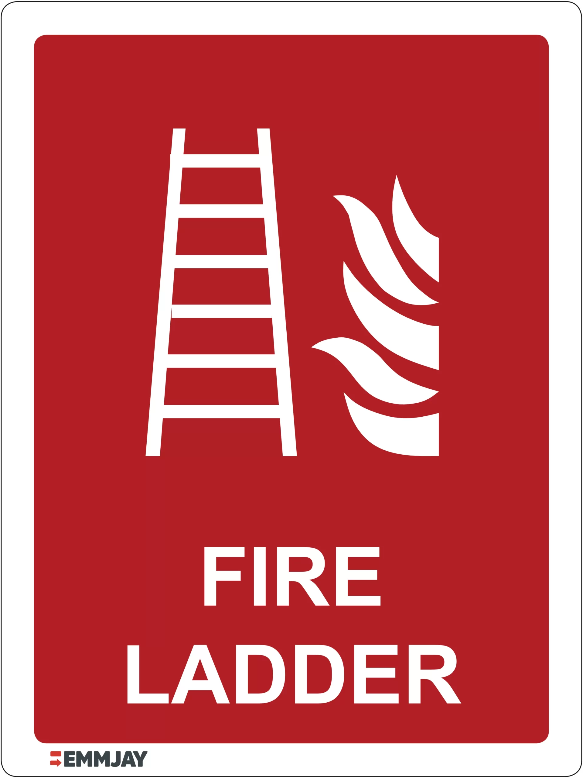 Workplace Safety Signs - Emmjay - Fire Ladder Sign