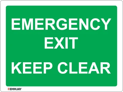 EGL 0134 Information – Emergency Exit Sign