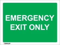 EGL 0135 Information – Emergency Exit Only Sign