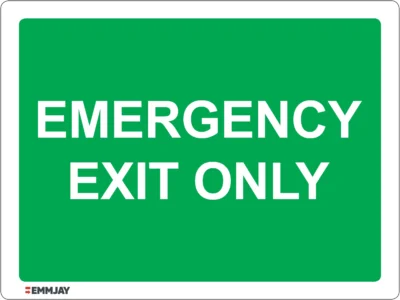 EGL 0135 Information – Emergency Exit Only Sign