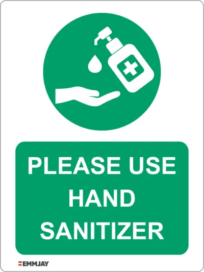 EGL 0145 Information – Please Use Hand Sanitizer Sign