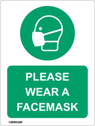 EGL 0146 Information – Please Wear A Facemask Sign