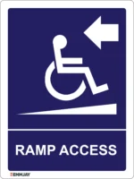EGL 0148 Information – Ramp Access to the Left Sign