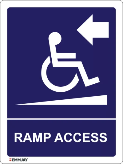 EGL 0148 Information – Ramp Access To The Left Sign