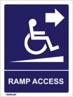 EGL 0149 Information – Ramp Access to the Right Sign