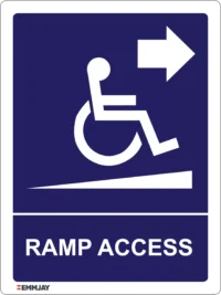 EGL 0149 Information – Ramp Access to the Right Sign