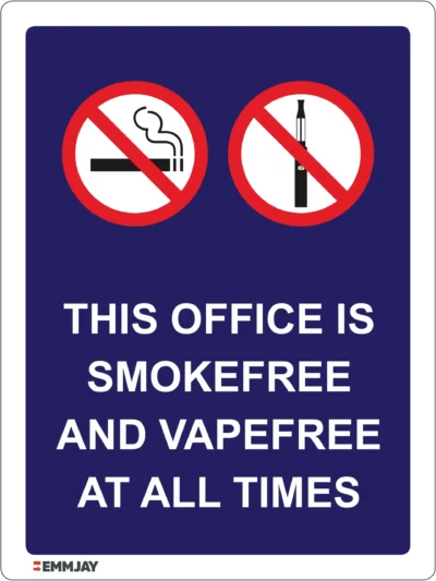 EGL 0151 Information – Smokefree And Vapefree Sign