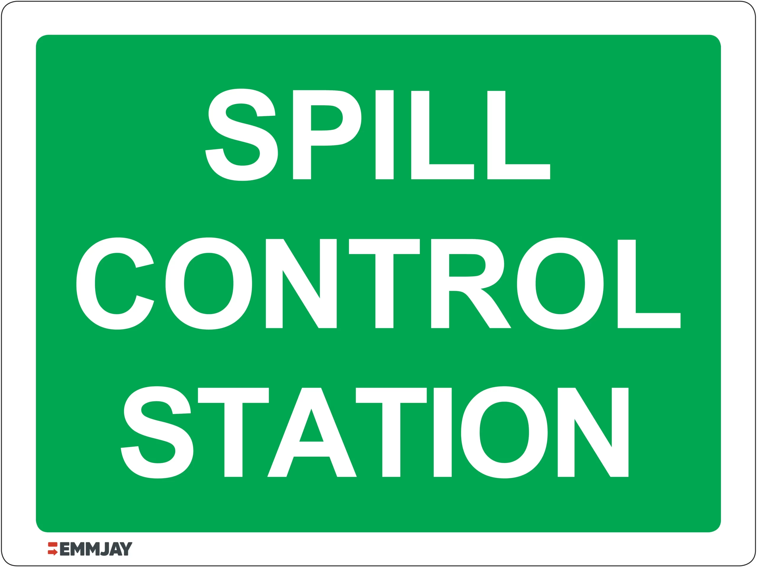 Workplace Safety Signs - Emmjay - Spill Control Station Sign