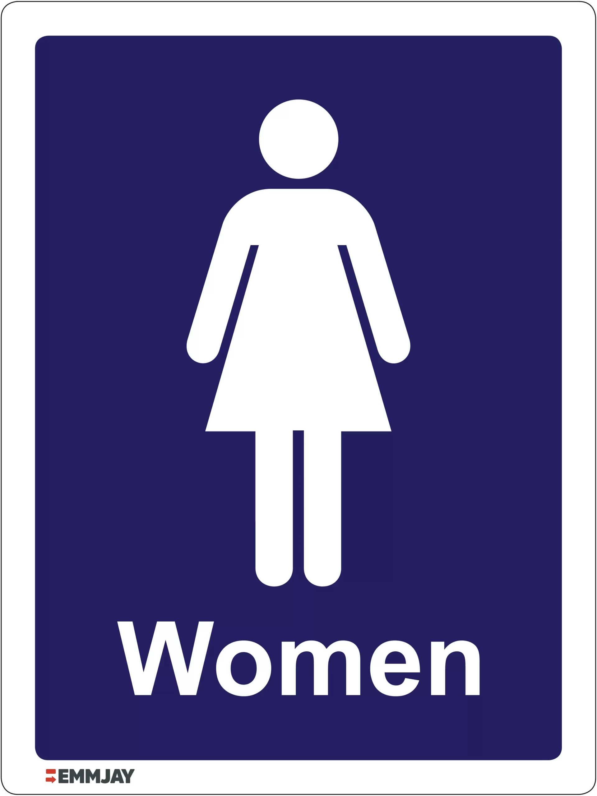Workplace Safety Signs - Emmjay - Women Toilet Sign