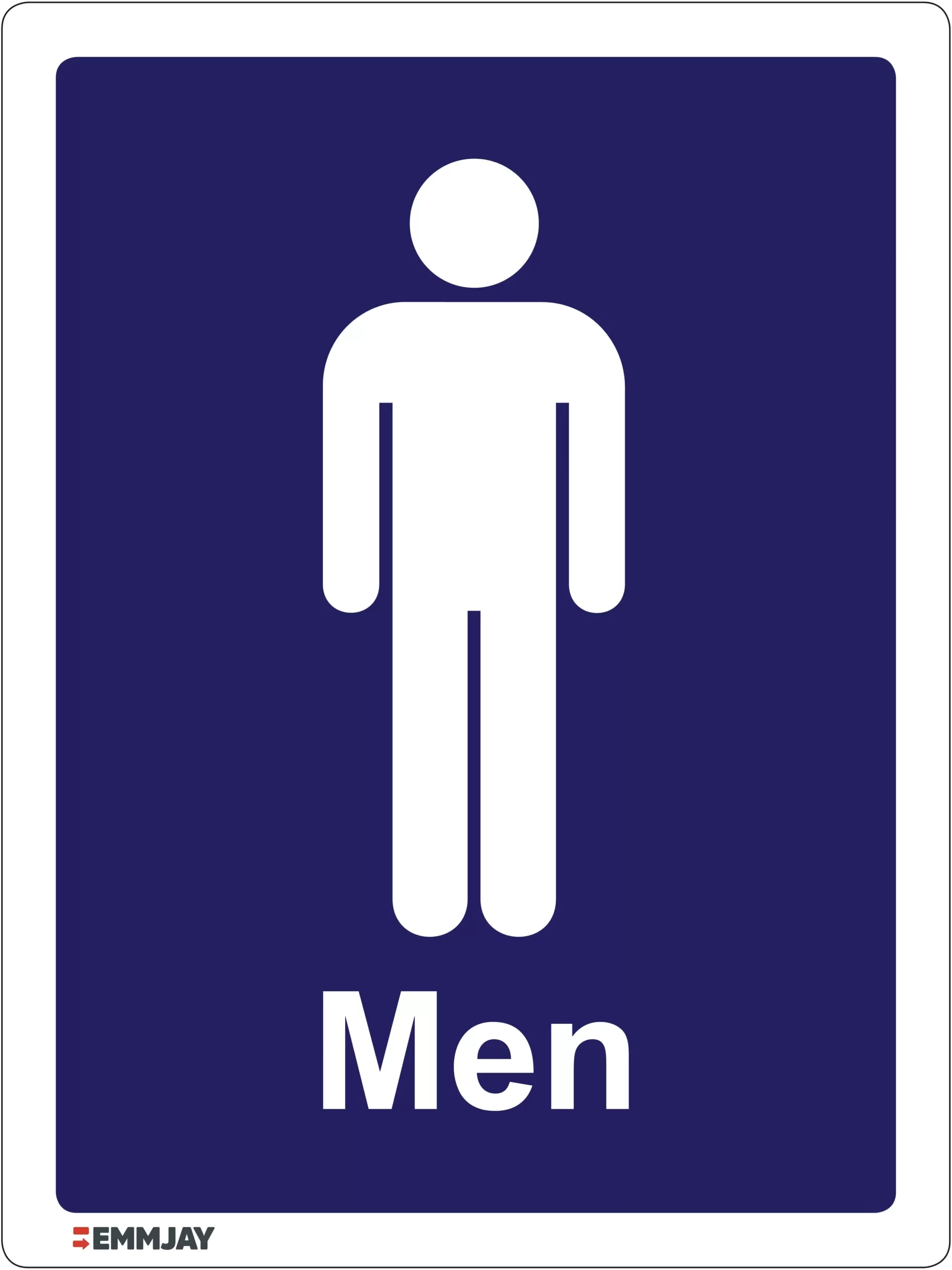 Workplace Safety Signs - Emmjay - Men Toilet Sign