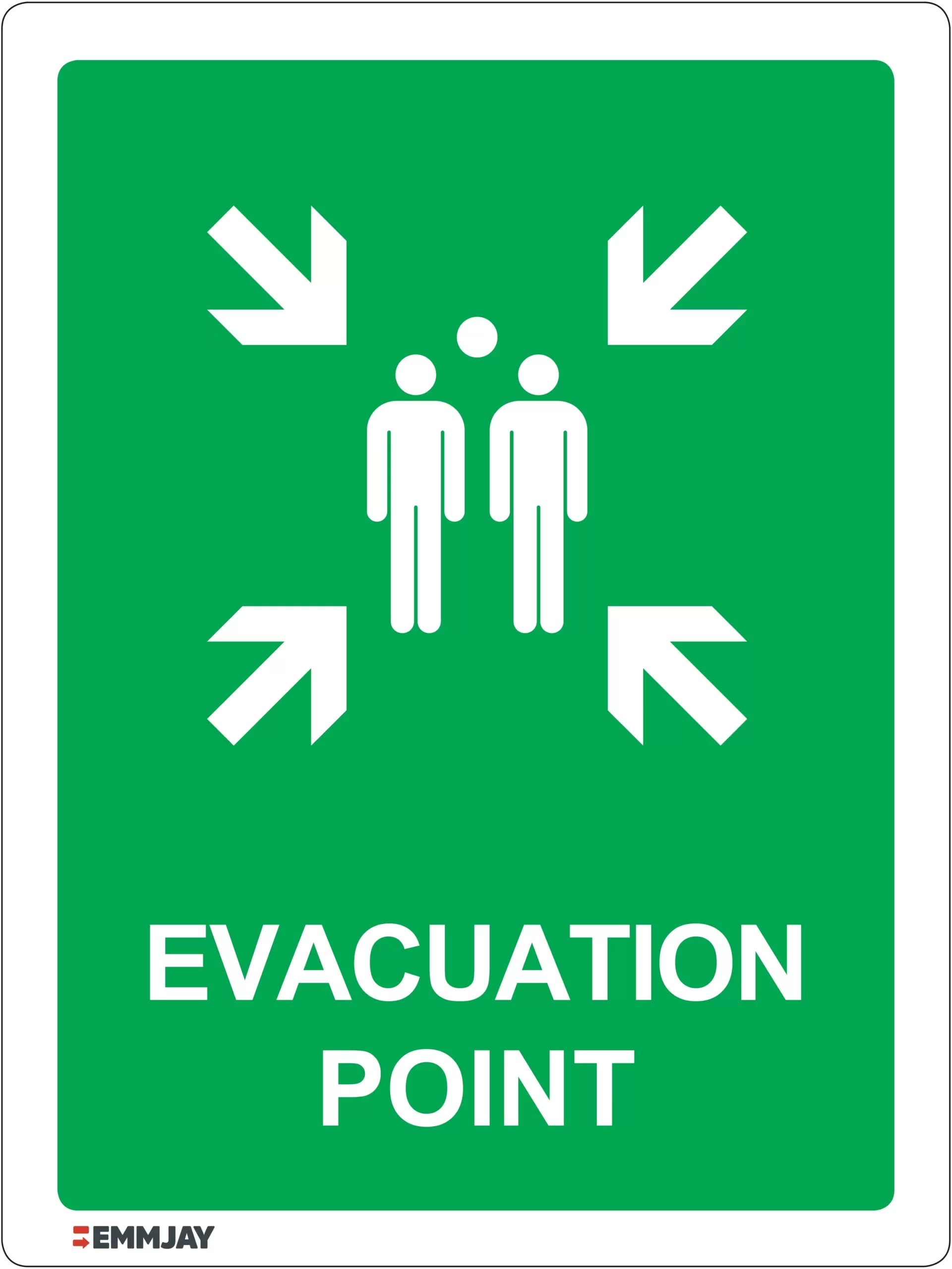 Workplace Safety Signs - Emmjay - Evacuation Point Sign