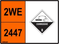 EGL 0200 HAZCHEM – 2WE, 2447 Sign