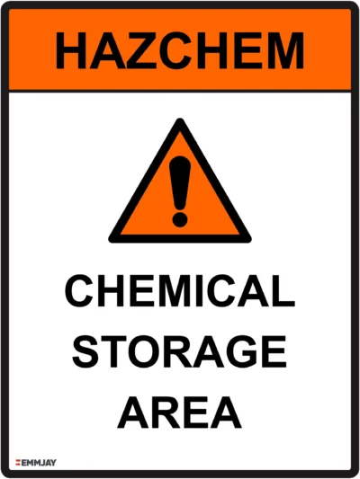 EGL 0213 HAZCHEM – Chemical Storage Area Sign