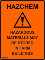 EGL 0234 HAZCHEM – Hazardous Materials Sign