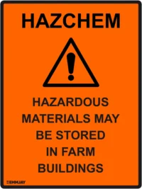 EGL 0234 HAZCHEM – Hazardous Materials Sign