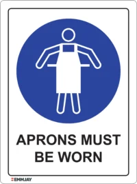 EGL 0317 Mandatory – Aprons Must Be Worn Sign