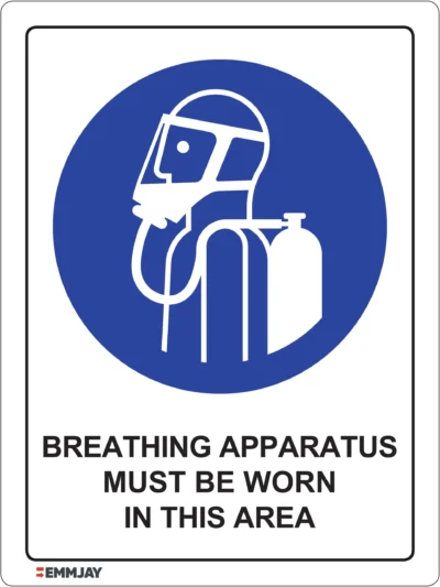 EGL 0321 Mandatory – Breathing Apparatus Must Be Worn In This Area Sign