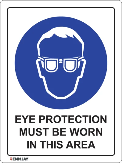 EGL 0328 Mandatory – Eye Protection Must Be Worn In This Area Sign