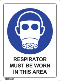 EGL 0361 Mandatory – Respirator Must Be Worn In This Area Sign