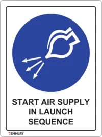 EGL 0367 Mandatory – Start Air Supply in Launch Sequence Sign