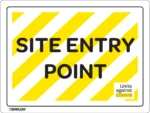 EGL 0403 COVID SIGN – Site Entry Point Sign