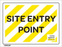 EGL 0403 COVID SIGN – Site Entry Point Sign