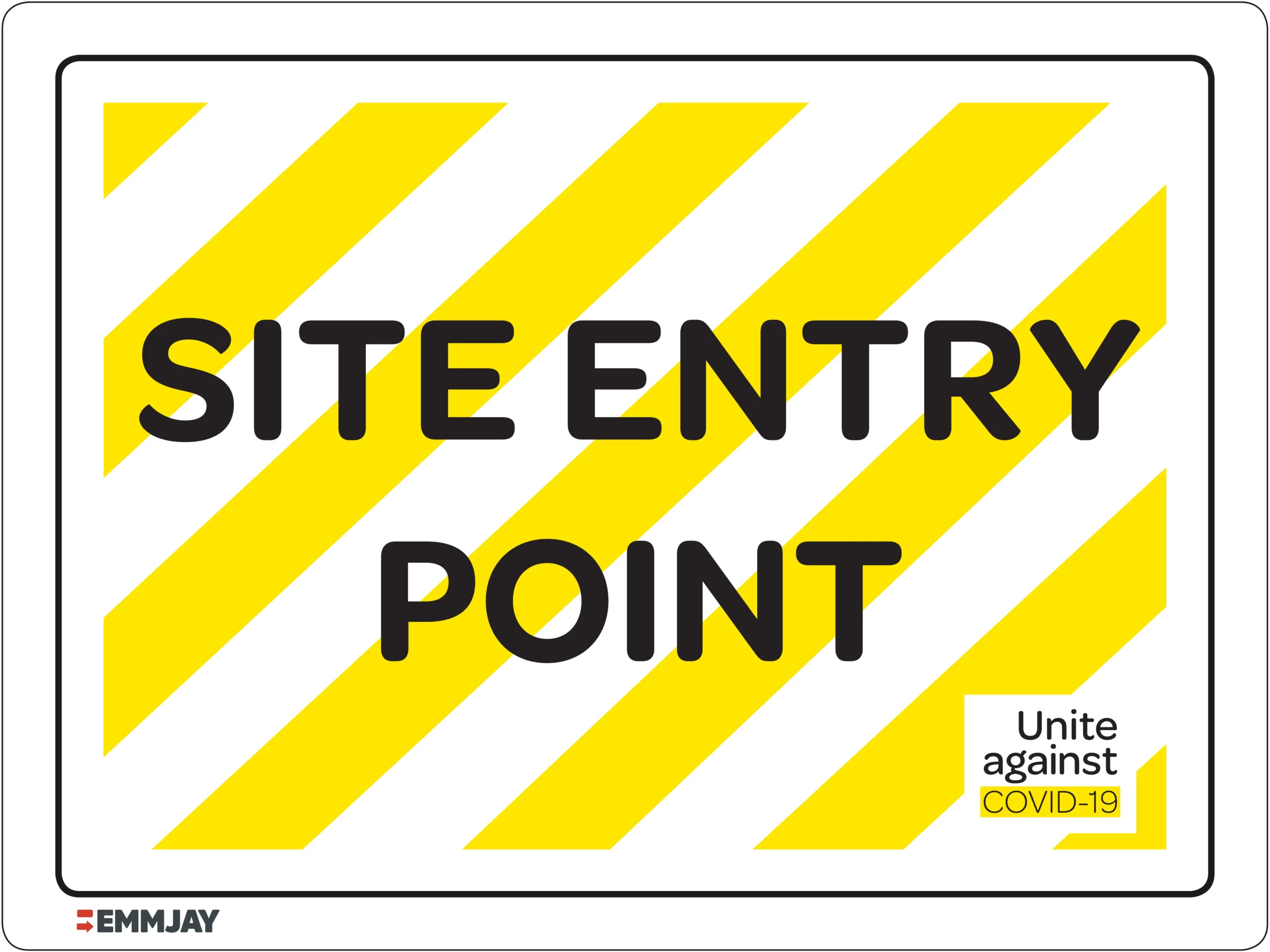 Workplace Safety Signs - Emmjay - Site Entry Point Sign