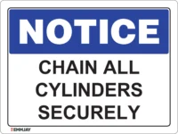 EGL 0418 NOTICE – Chain All Cylinders Securely Sign