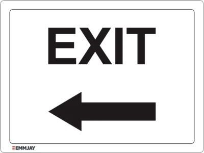 EGL 0426 Notice – Exit Left Sign