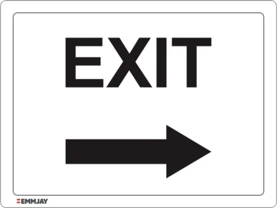 EGL 0427 Notice – Exit R Sign
