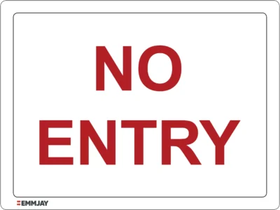 EGL 0442 Notice – No Entry Sign