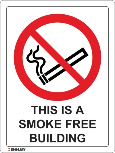 EGL 0561 PROHIBITION – This Is A Smoke Free Building Sign