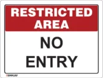 EGL 0615 Restricted Area – No Entry Sign