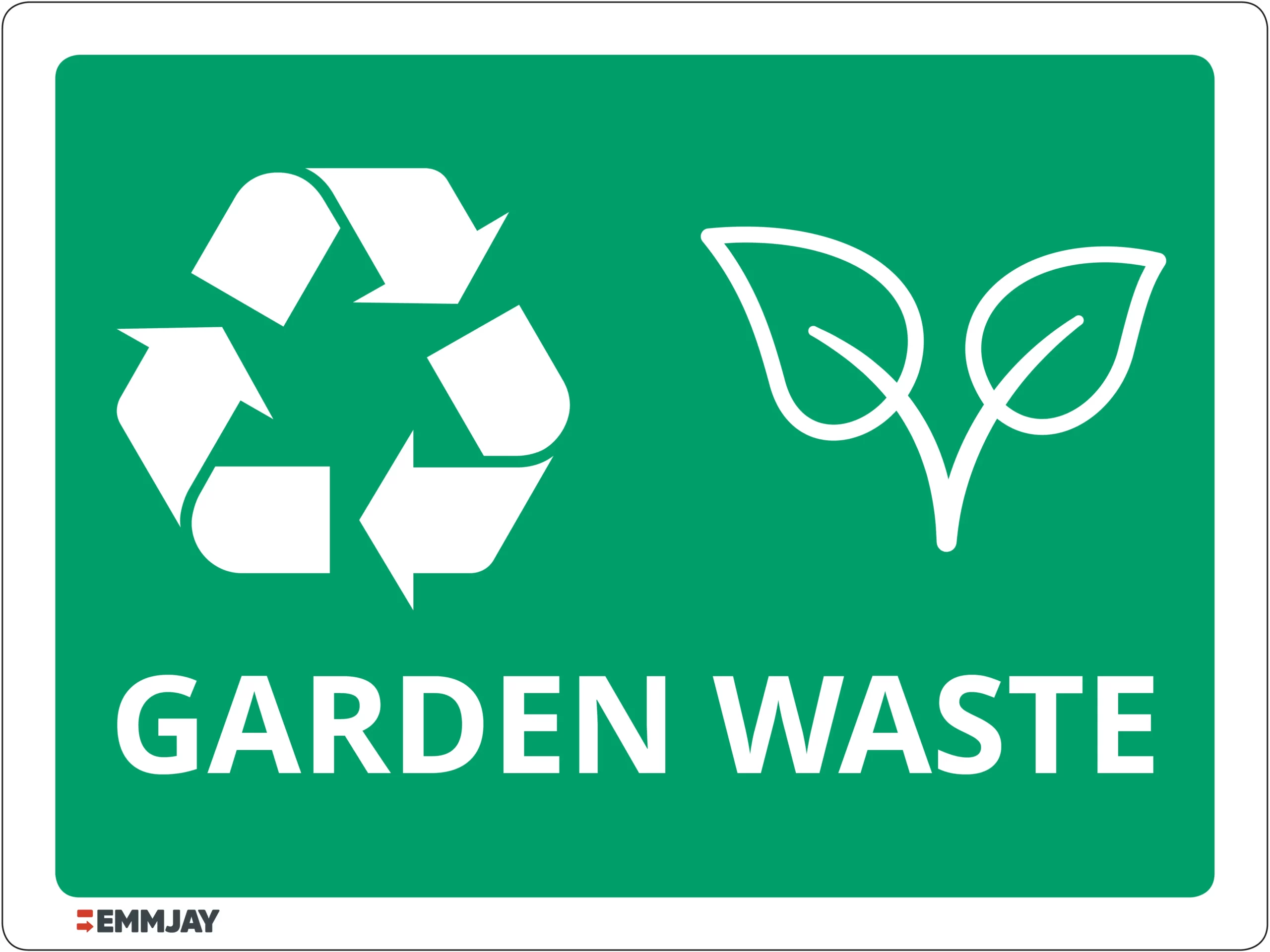Workplace Safety Signs - Emmjay - Garden Waste Sign