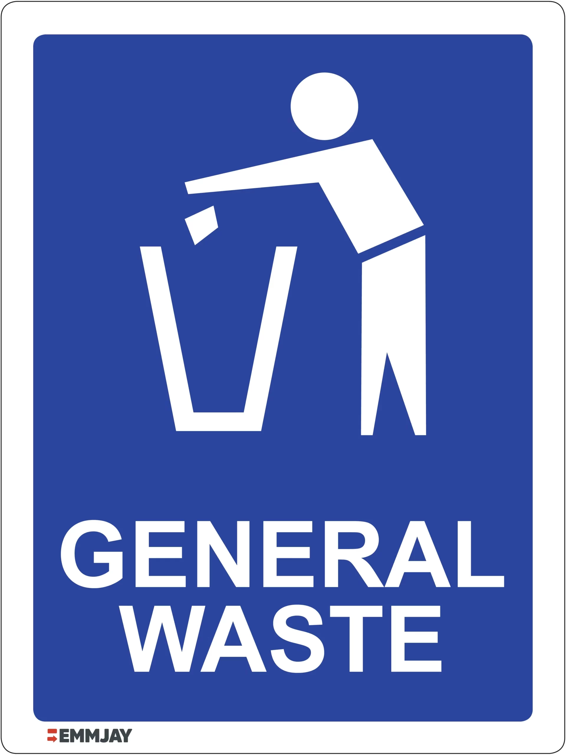 EGL 0652 School Sign - General Waste Sign - Emmjay Ltd