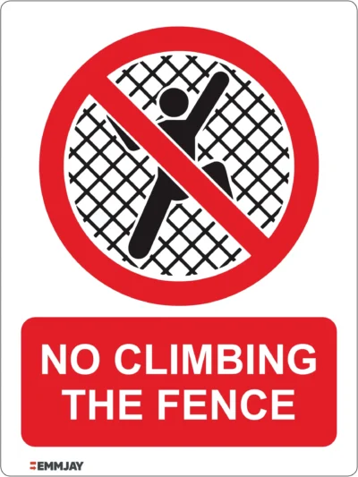 EGL 0655 School Sign – Climbing The Fence Sign