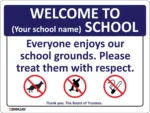 EGL 0677 School Sign – Welcome Sign