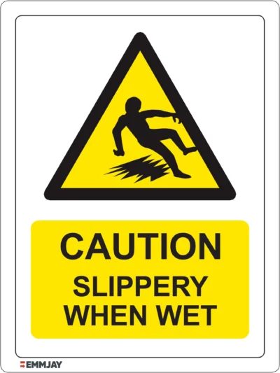 EGL 0701 CAUTION – Slippery When Wet Sign