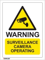 EGL 0703 WARNING – Surveillance Camera Operating Sign- Style 1
