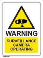 EGL 0704 WARNING – Surveillance Camera Operating Sign – Style 2