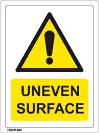 EGL 0705 WARNING – Uneven Surface Sign