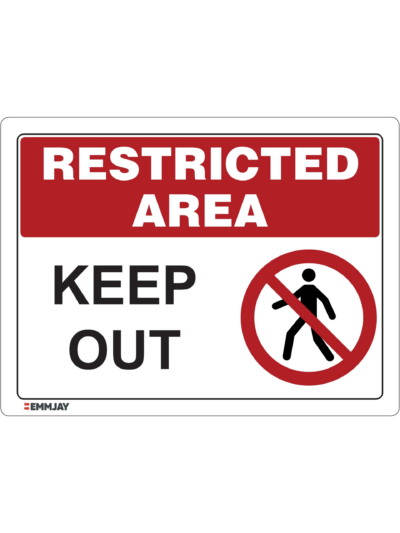 Safety Signs - Emmjay - Restricted Signs