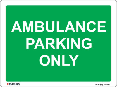 EGL 0164 Information – Ambulance Parking Only Sign