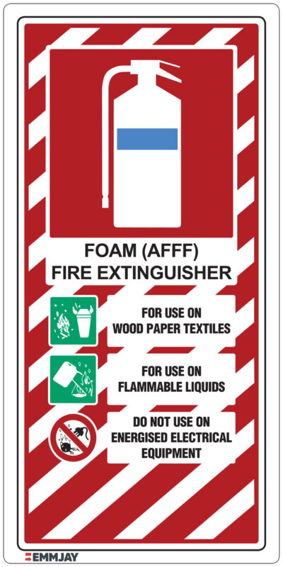 EGL 0070 Fire Extinguishers – Foam AFFF Sign