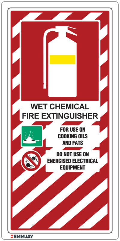 EGL 0072 Fire Extinguishers – Wet Chemical Sign