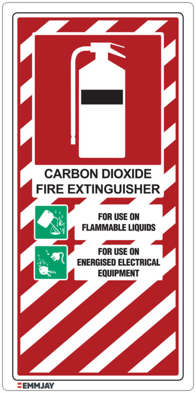 EGL 0073 Fire Extinguishers – Carbon Dioxide Sign