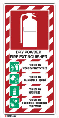 EGL 0074 Fire Extinguishers – Dry Powder Sign
